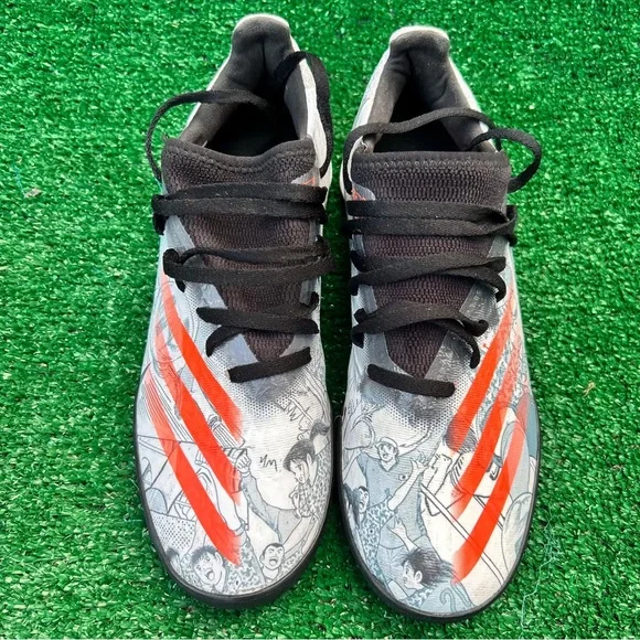 Adidas Graphic Athletic Shoes - Red and Gray